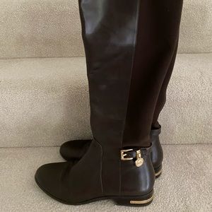 Michael Kors Hamilton Stretch leather boots